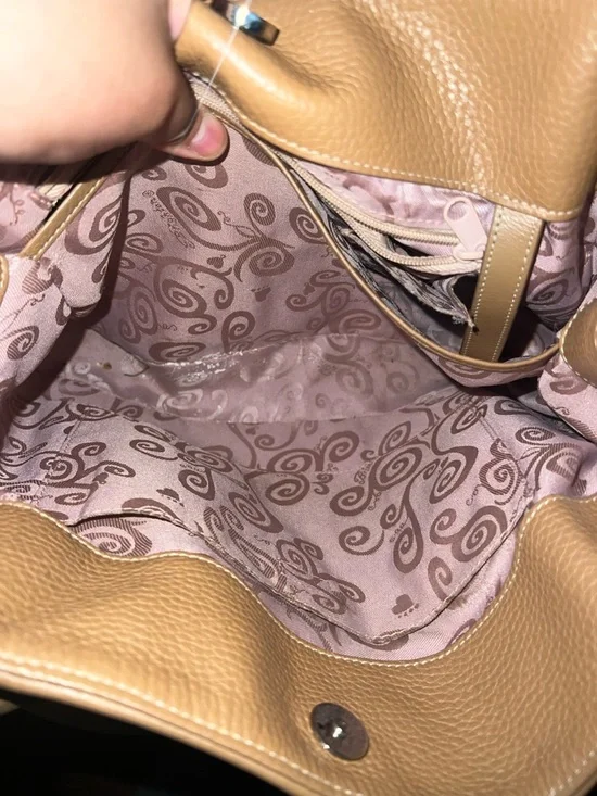 Brighton Casablanca Volare in Floral tan shoulder purse - Picture 8 of 8